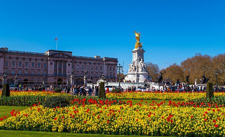 Oficiální britské královské sídlo – Buckinghamský palác
