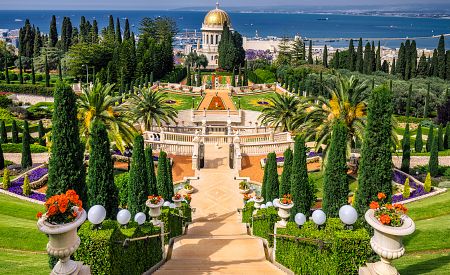 Bahajské zahrady v Haifě