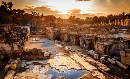 Trosky starověkého města Scythopolis