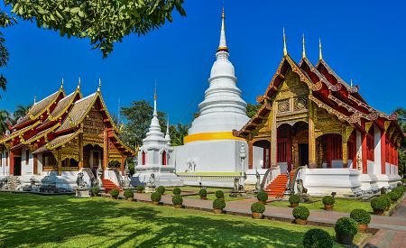 Chrám Wat Phra Sinh v Chiang Mai