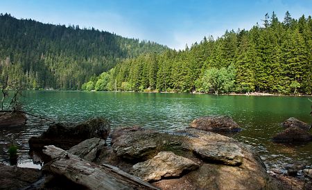 Černé jezero – největší české jezero