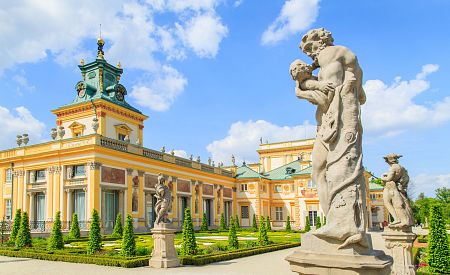 Wilanów svou krásou připomíná zámek ve Versailles