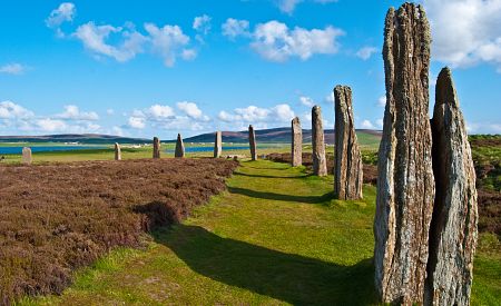 Ring of Brodgar – třetí největší kamenný kruh v Británii