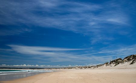 Krásné písečné pláže v oblasti Peniche