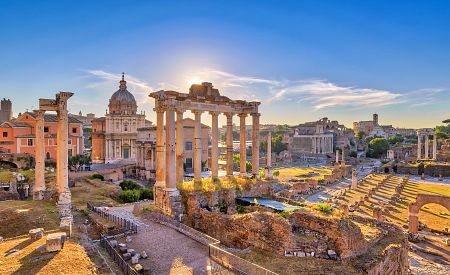 Forum Romanum při východu slunce