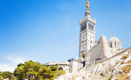 Katedrála Notre-Dame-de-la-Garde – symbol Marseille