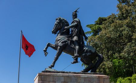 Národní hrdina Skanderbeg