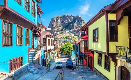 Jedna z kouzelných uliček ve městě Afyon
