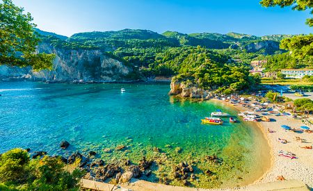 Nádherné pláže ostrova Korfu