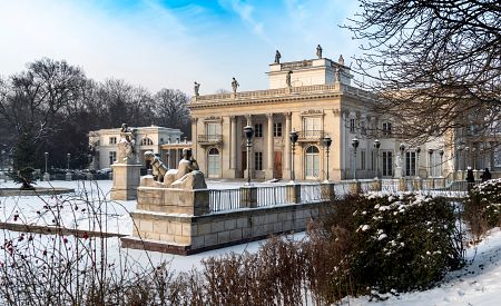 Muzuem tzv. Palác na vodě Lazienki ve Varšavě