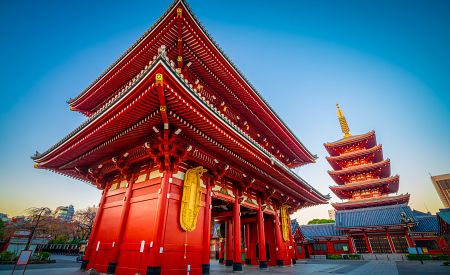 Tajuplný chrám Sensódži v Tokiu