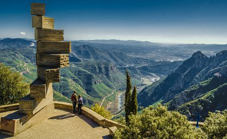 Osm pomyslených schodů do nebe na Montserratu