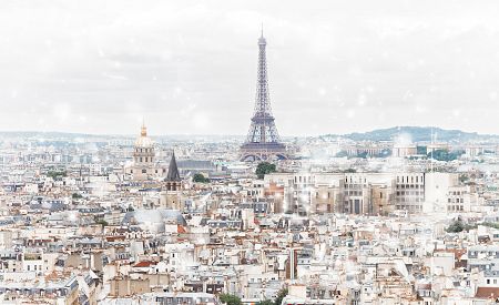 Pařížské panorama v zimě