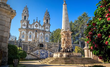 Barokní svatyně v Lamegu s nádhernou architekturou