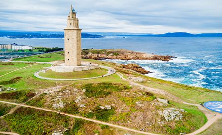 Nejstarší konstantně fungující maják na světě Torre de Hércules
