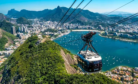 Nádherné výhledy na Rio de Janeiro z Cukrové homole