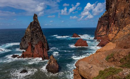 Divoké pobřeží u nejvýchodnějšího cípu Madeiry – São Lourenço
