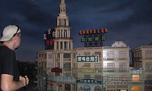 Městské muzeum - miniatury šanghajských staveb