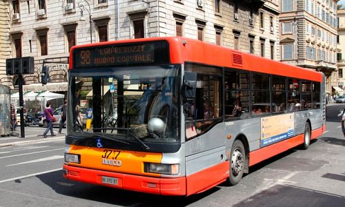 Autobus v Římě
