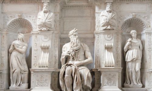 Socha Mojžíše v San Pietro in Vincoli