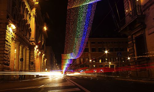 Via del Corso o Vánocích