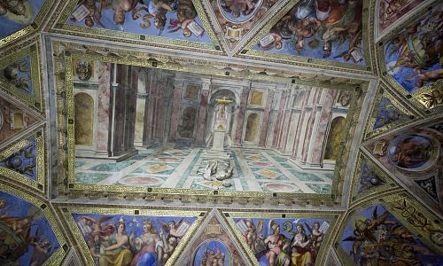 Interiér Vatikánských muzeí