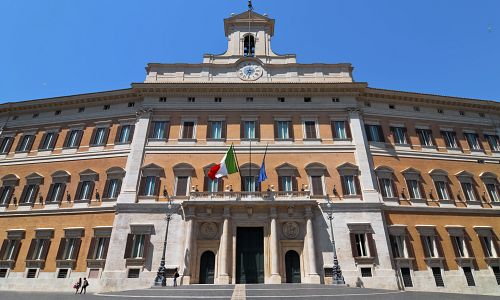 Sídlo dolní komory italského Parlamentu