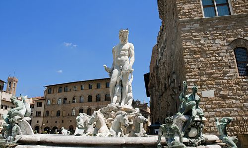 Piazza della Signoria - Neptunova fontána