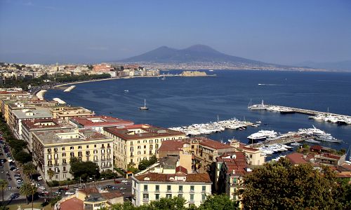 Panorama Neapole s Vesuvem