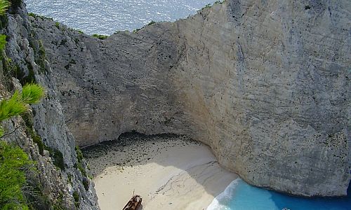 Nejznámější pláž Zakynthosu