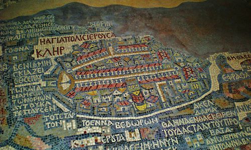 Mozaiková mapa v Madabě