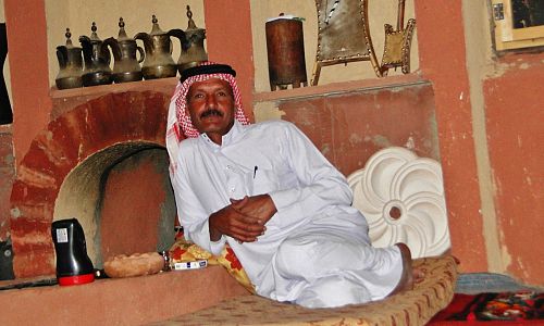 Beduín v tóze a kufíji