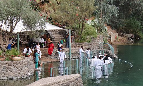 Křest v řece Jordán