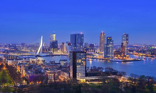 Noční Rotterdam