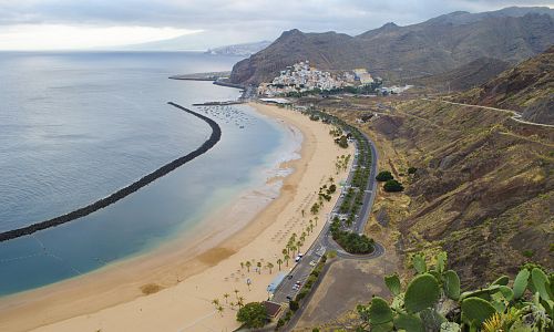 Las Teresitas je nejčastější fotografie z Tenerife
