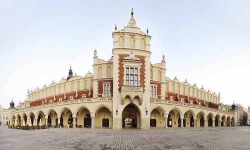 Centrum Krakova lemují historické budovy