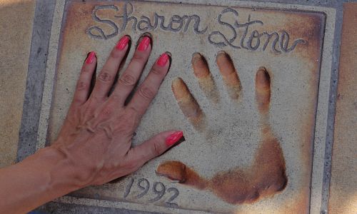 Otisk ruky Sharon Stone