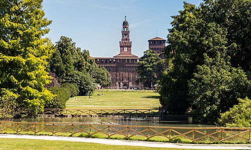 Parco Sempione je největší zelenou plochou v Miláně 