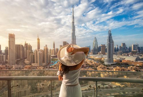 Dámská jízda v Dubaji + PLAVBA V DUBAI MARINA + LET BALÓNEM 