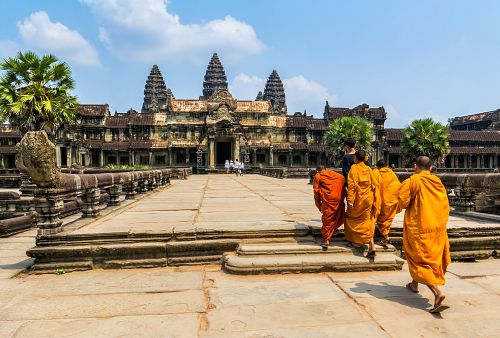 To nejlepší z Kambodže + TAJUPLNÉ CHRÁMY ANGKOR WAT + PLÁŽE OSTROVA KOH RONG 