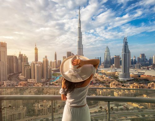 Dámská jízda v Dubaji + PLAVBA V DUBAI MARINA + LET BALÓNEM 