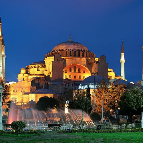 Noční prohlídka byzantského chrámu Hagia Sophia
