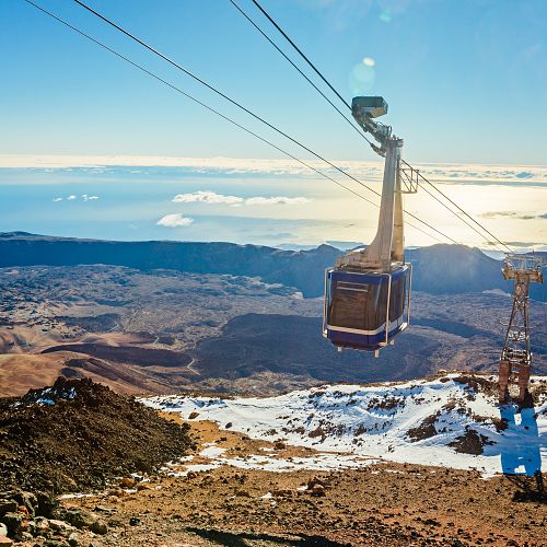 Výstup lanovkou na Pico del Teide