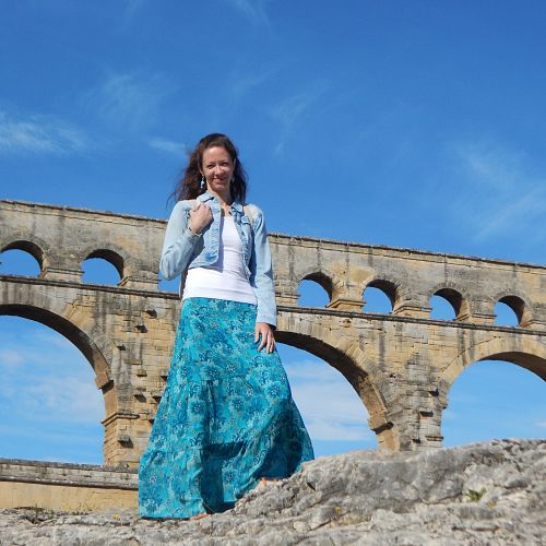 Procházka po římském akvaduktu v Pont du Gard