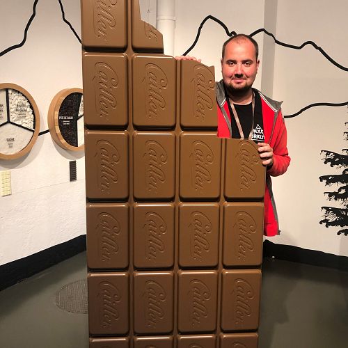 Ochutnávka lahodné švýcarské čokolády
