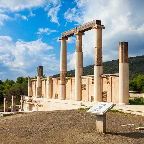 Návštěva tajemného naleziště v Epidauru