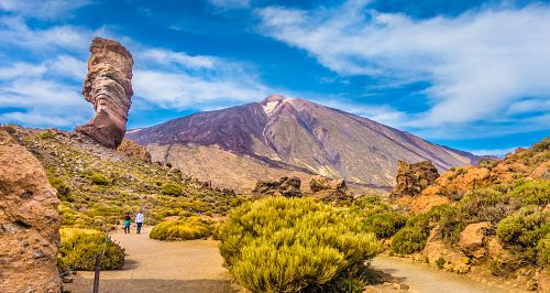 Panoramatu na Tenerife vévodí sopka Teide.