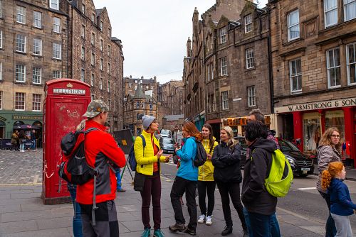 Naši cestovatelé v Edinburghu