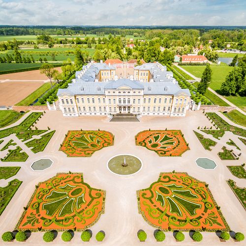 Lotyšské Versailles – zámek Rundale
