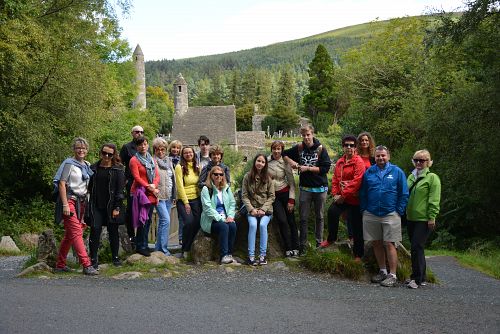 Návštěva klášterního komplexu Glendalough